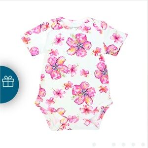 5/$25 Coco Moon Hawaii Hibiscus Kiss Bamboo Bodysuit